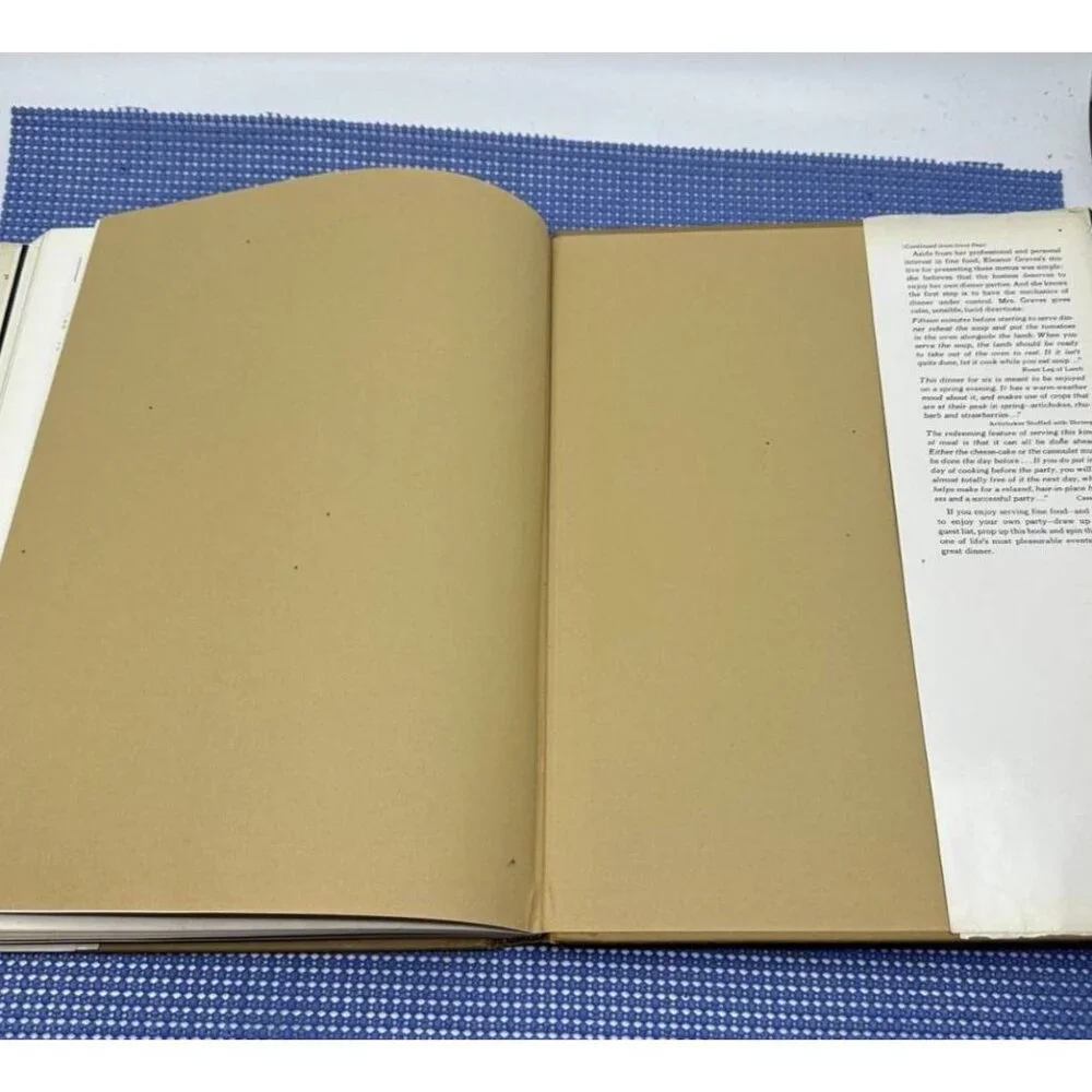 Great Dinners From Life Time-Life Books Hardcover 1970 Reprint With Dust‎ Jacket